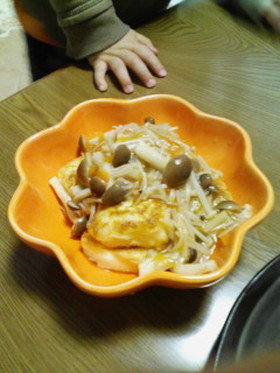 豆腐のきのこあんかけ★