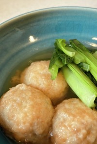 【超手抜】小松菜の煮浸し明石焼風