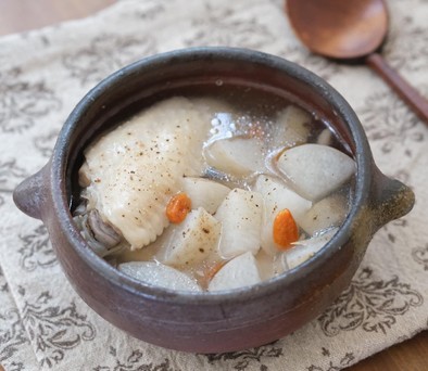 【秋の薬膳】長芋と鶏手羽の薬膳スープの写真