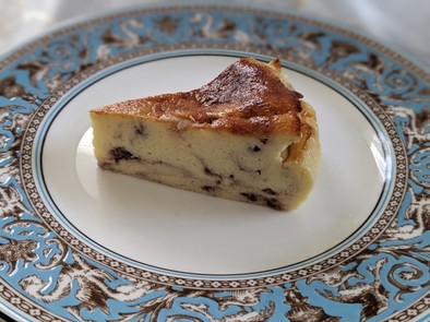 ホワイトチョコラズベリーのチーズケーキ風の写真