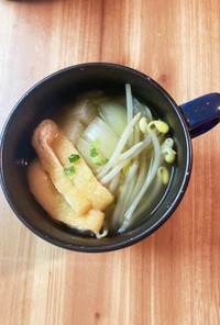 【レンチン】簡単♪豆もやしスープ★콩나물