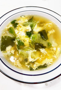 レタスとふんわり卵のスープ