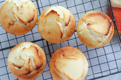 発酵なしこめココパンケーキで作る米粉パンの写真