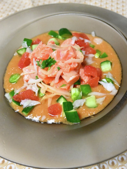 サーモンのセビーチェ スイートコーンビネグレット添え レシピ