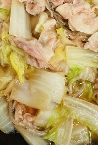 めんつゆで簡単♪白菜と豚バラの優しい煮物