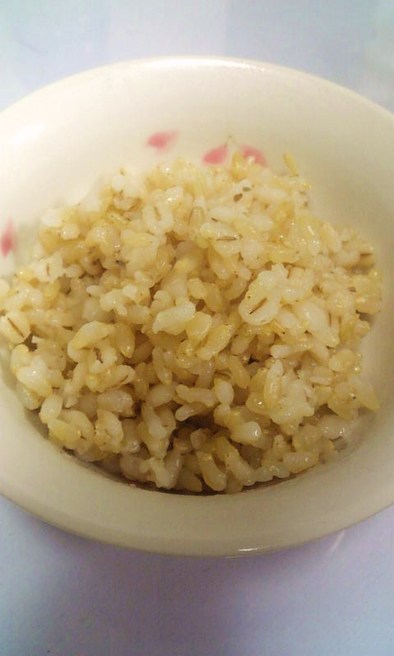圧力鍋で✿玄米✿押し麦✿ご飯の写真