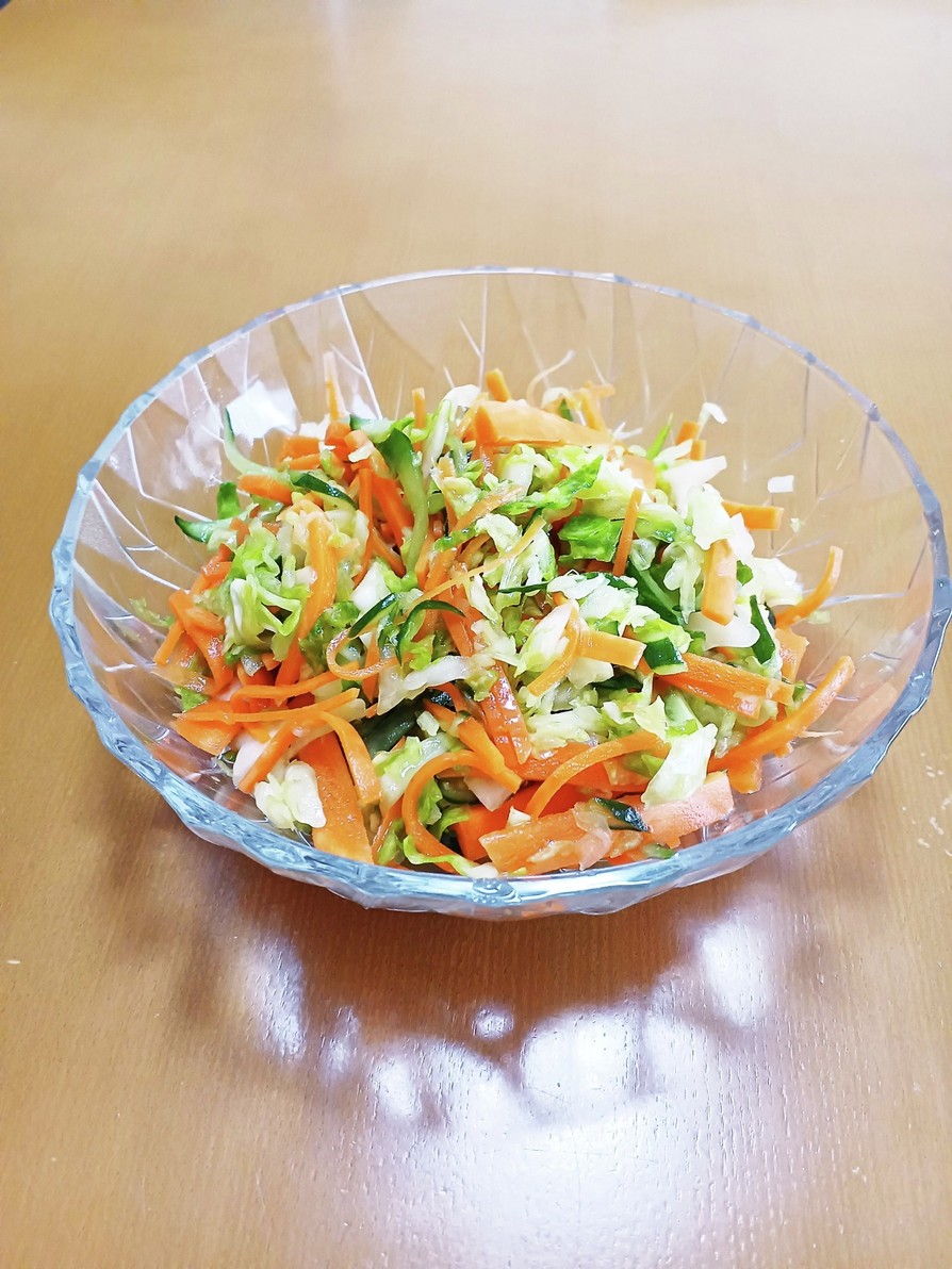 マヨなしコールスローのレシピ