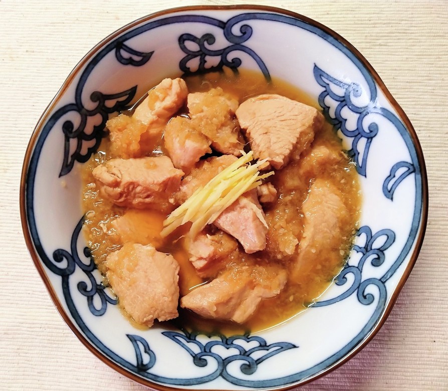 簡単✿ 鶏むね肉の 生姜 ポン酢煮✿の画像