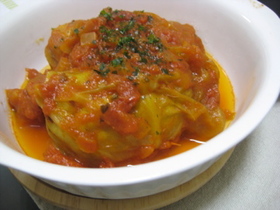 ヘルシー♪大豆入りロールキャベツ☆