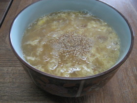 納豆卵とじ