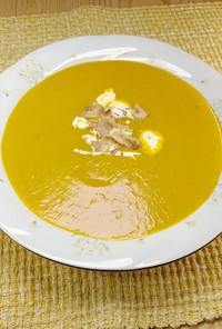 かぼちゃスープ（豆乳）ハンドブレンダー