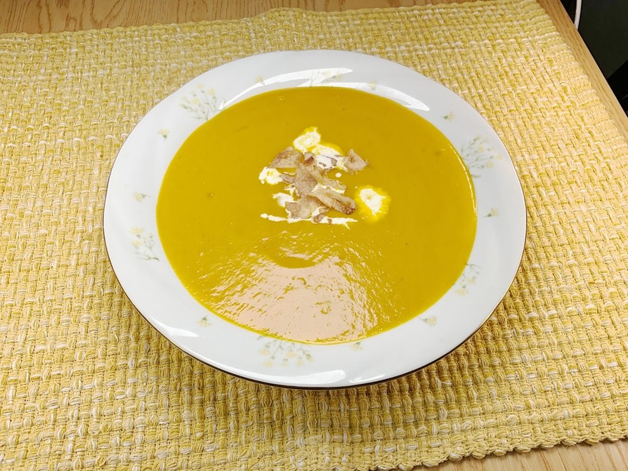 かぼちゃスープ（豆乳）ハンドブレンダーの画像