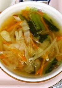 野菜スープ★宇都宮学校給食