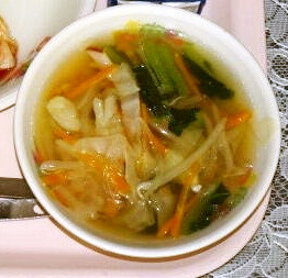 野菜スープ★宇都宮学校給食の画像