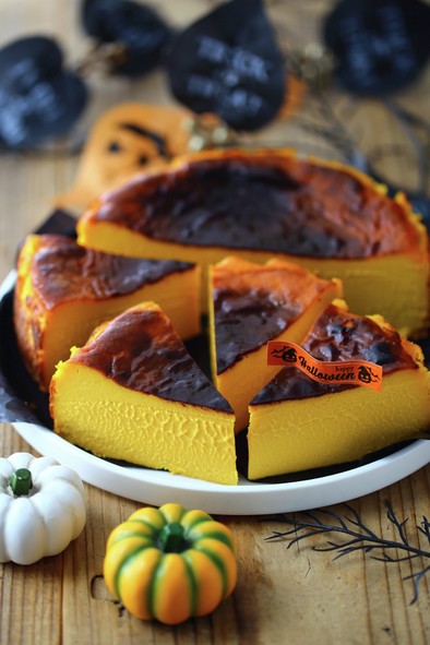 かぼちゃのバスクチーズケーキ♡の写真