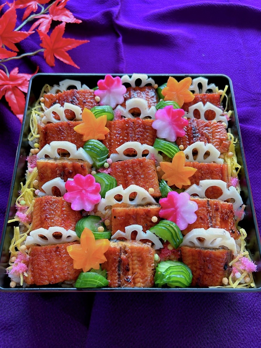 うなぎちらし寿司弁当の画像