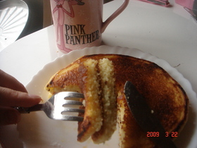 パンケーキのクイニーアマン風♪