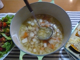 体あったか野菜スープ