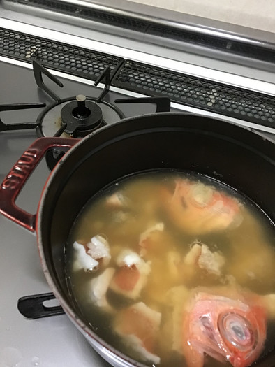 ゆうげの味噌汁/金目鯛の写真