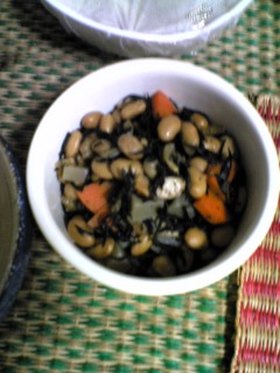 節分煎り大豆の五目豆