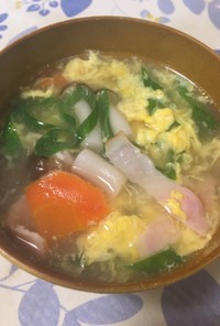 給食の「五目スープ」♡基本編