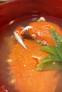 10分|蟹のみそ汁☆和食☆カニスープ