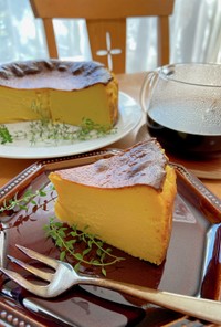 とろりん♪かぼちゃのバスクチーズケーキ