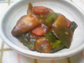 菜の花のカレー煮
