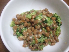野菜嫌いの子供のために…ブロッコリー納豆