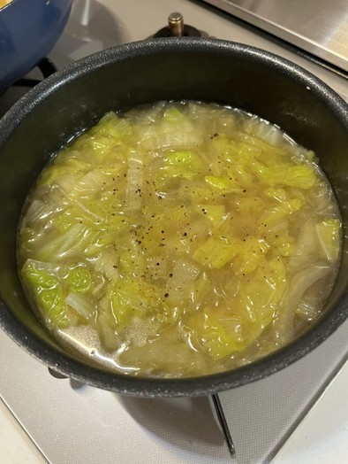 白菜とろとろ春雨スープ（ちょいズボラ）の写真
