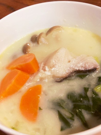 10分|タラのクリーム煮☆和食☆スープの写真