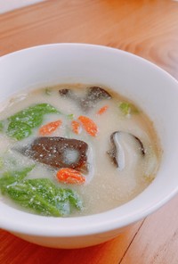 脳腸筋活♡青梗菜と木耳の美人スープ