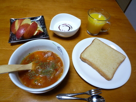 とってもヘルシ~☆トマトベ~ス野菜ス~プ