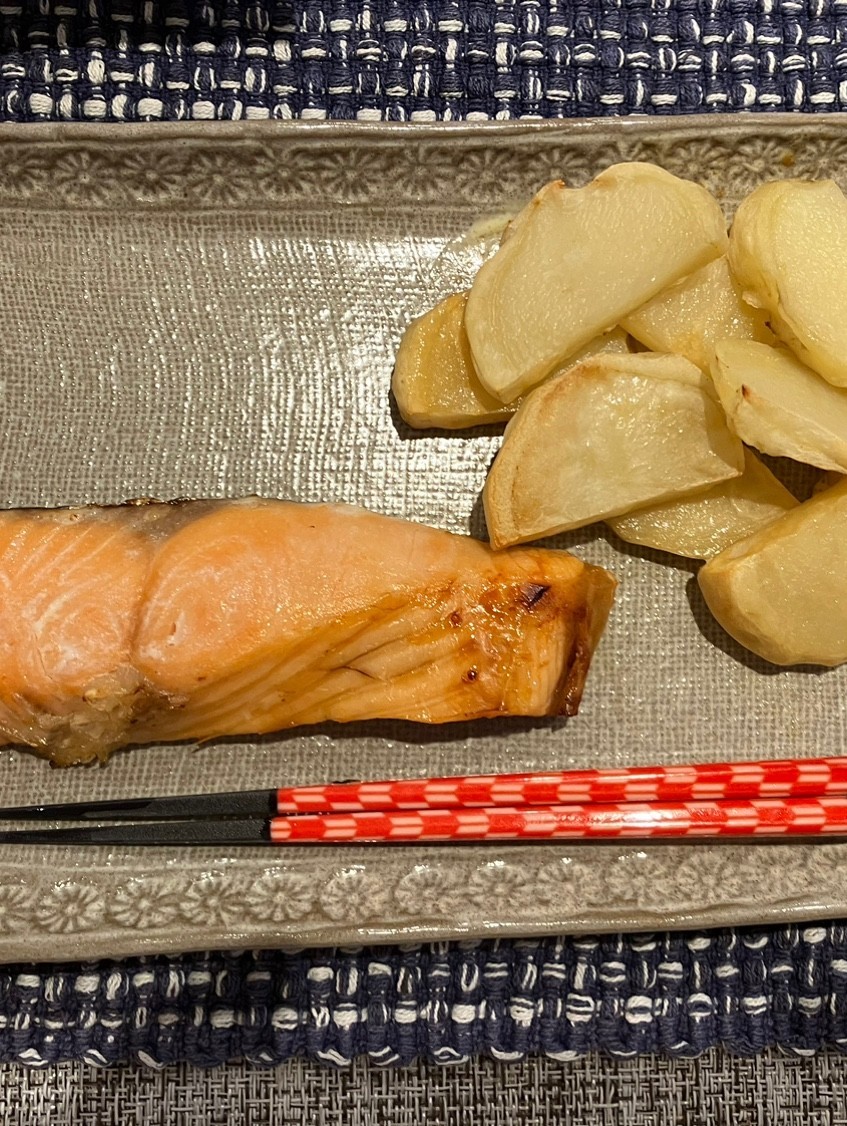 [ヘルシオ]鮭とじゃがいものレシピの画像