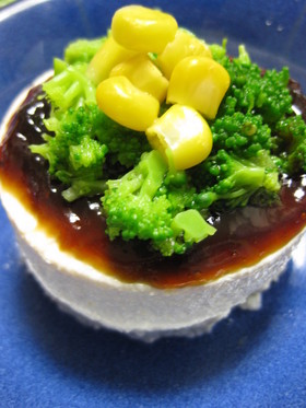 春の豆腐ケーキ