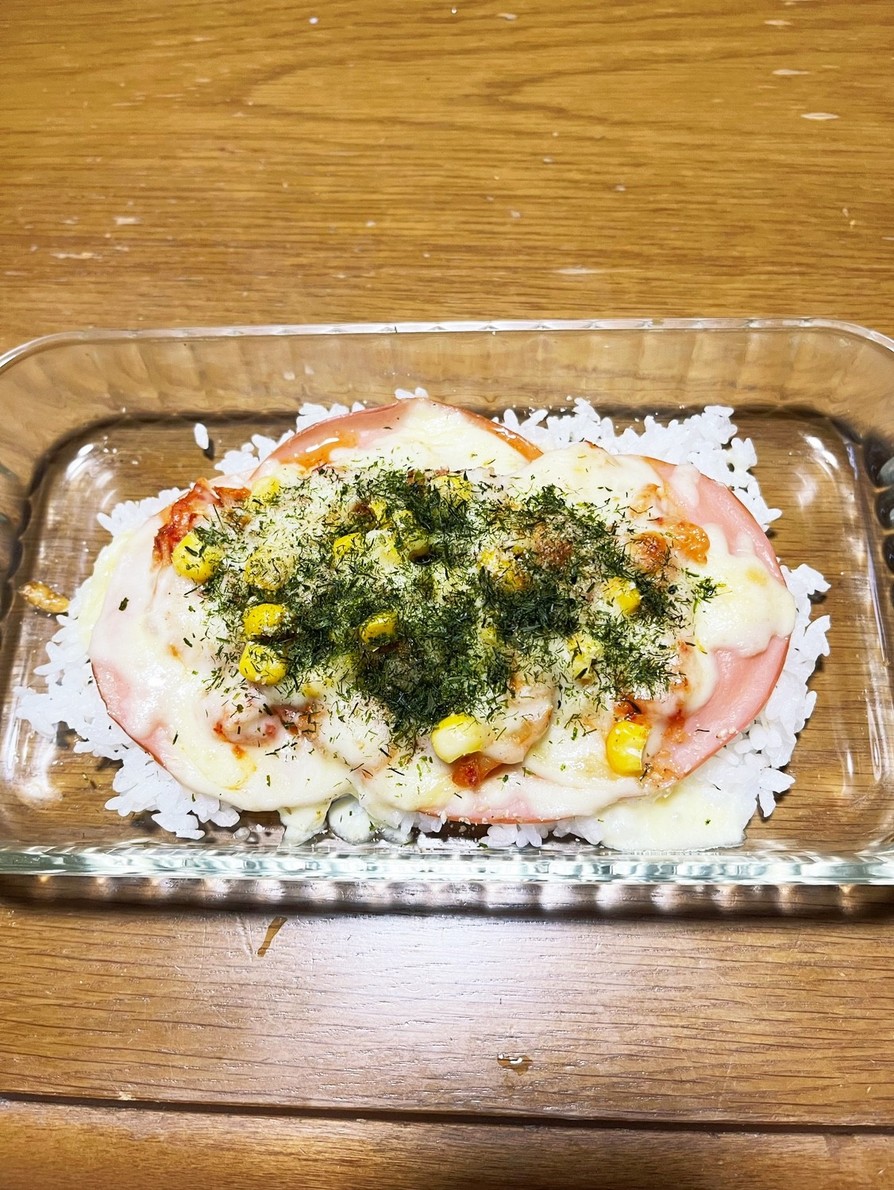 キムチチーズご飯の画像