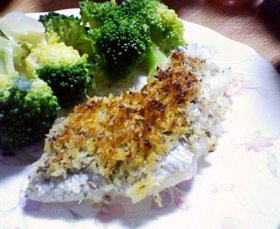 ヘルシーに♪鱈の香草パン粉焼き