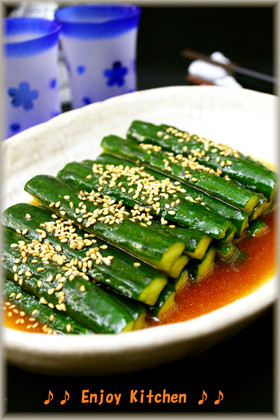 ポリポリ止まらない!きゅうりの中華風漬物
