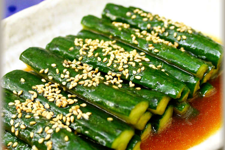 ポリポリ止まらない きゅうりの中華風漬物 レシピ 作り方 By Enjoykitchen クックパッド 簡単おいしいみんなのレシピが359万品