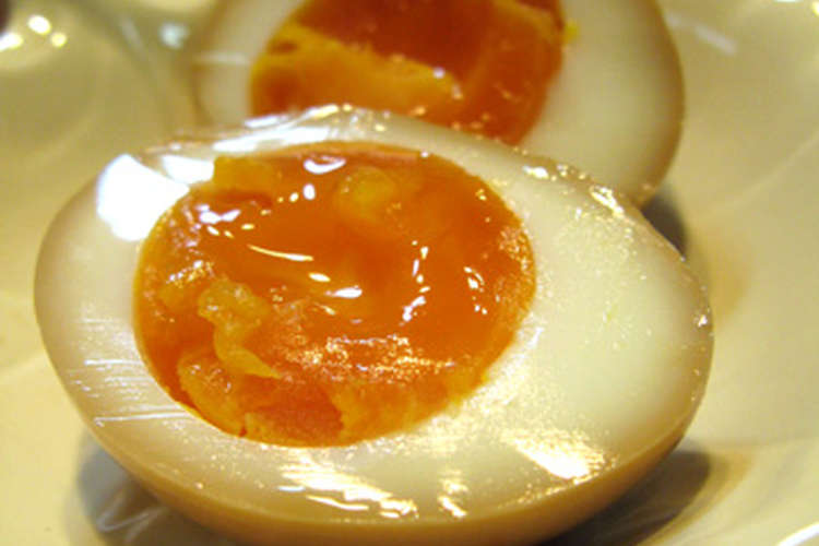とろ り半熟の煮卵 にんにく風味 レシピ 作り方 By ゆきほ クックパッド