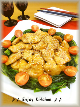 コクうま!鶏むね肉のハニーオイスター焼き
