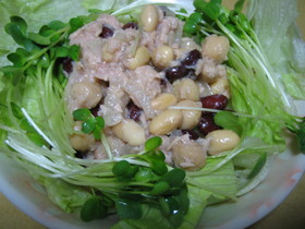 さっぱり豆サラダ♪