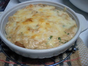 ちくわだよ~豆腐ソースグラタン