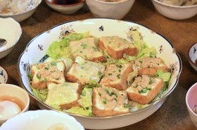 簡単!ツナ厚揚げ和風サラダ