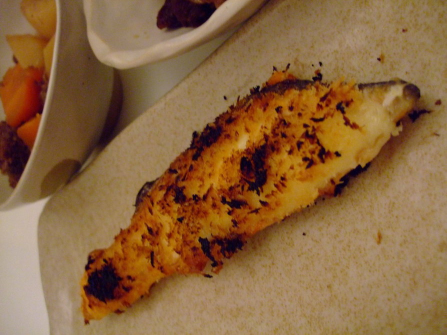 鮭のマヨパン粉焼きの画像