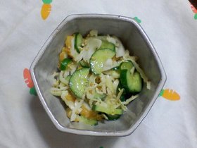 切干大根ときゅうりの和え物