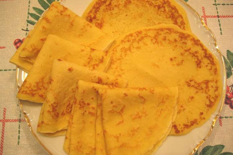 ブリヌィ ロシアのパンケーキ レシピ 作り方 By Yabloko クックパッド 簡単おいしいみんなのレシピが355万品