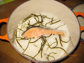 ただ炊くだけ 鮭ごはん