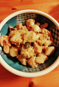 鶏肉と里芋の1番やさしい煮物(^^)
