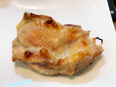 ローストチキン　魚焼きグリルの写真